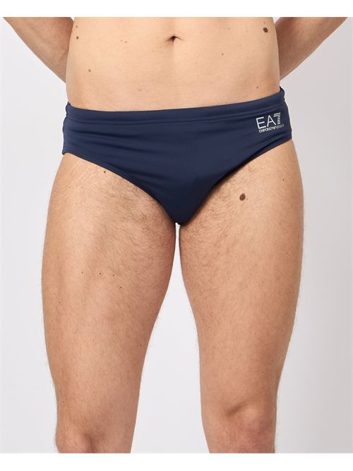 Maillot de bain slip EA7 pour homme avec logo EMPORIO ARMANI EA7 | 7M000501-AF14514MB015